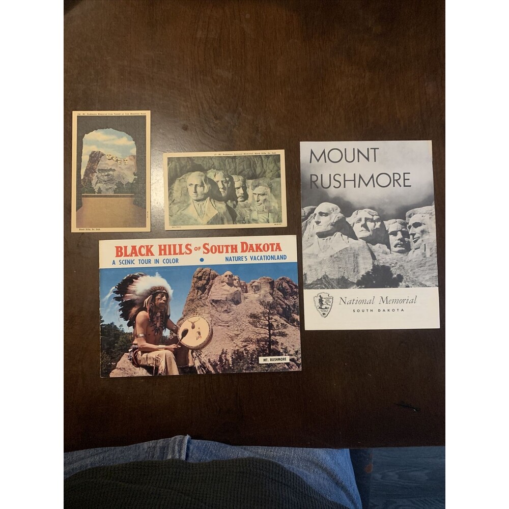 Vintage 50s Black Hills of South Dakota & Mount Rushmore Collection